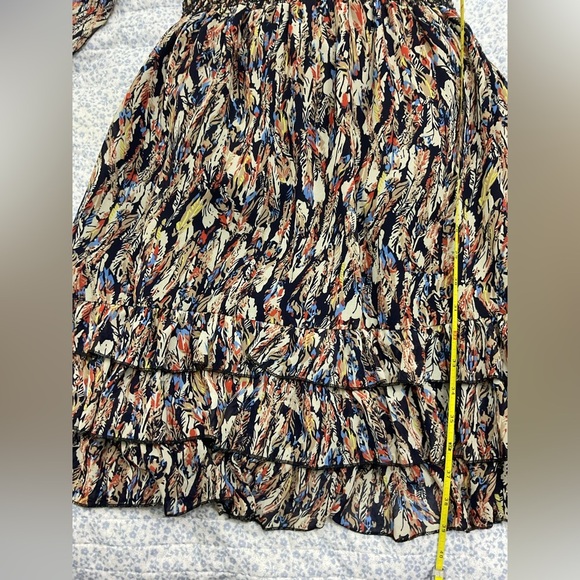 Elegant Multicolor Long Sleeve Dress - Picture 11 of 15